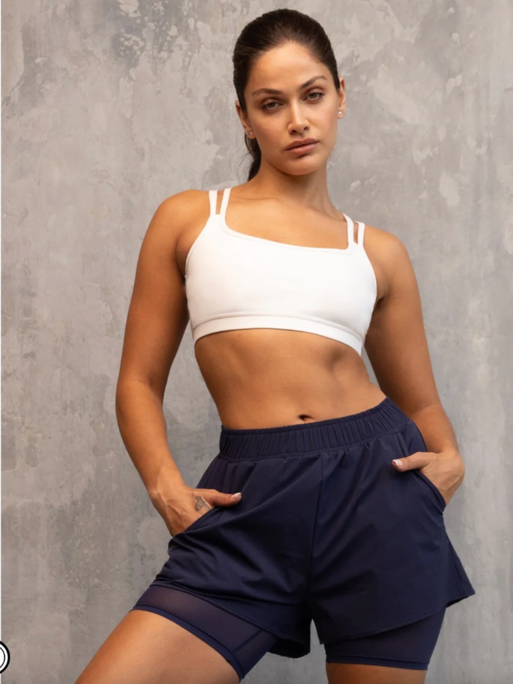 NWT - Heroine Sport Duo Bra - White - Size XS